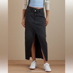 DENIM full-length skirt